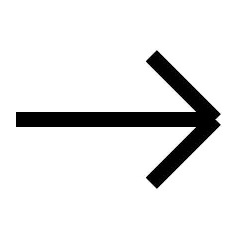 Right Arrow (Outline) Free Open-Source SVG Icon (Teenyicons)