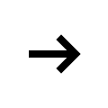 Small Right Arrow (Outline) Free Open-Source SVG Icon