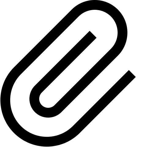 Attachment Symbol (Outline) Free Open-Source SVG Icon (Teenyicons)