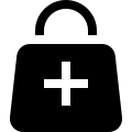 Bag Plus (Solid) Free Open-Source SVG Icon