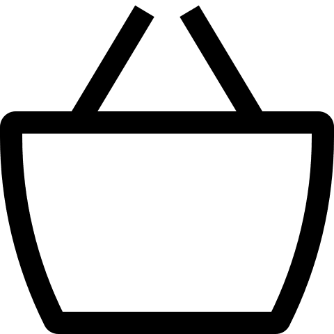 Shopping Basket (Outline) Free Open-Source SVG Icon (Teenyicons)