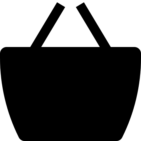 Solid Basket (Teenyicons) Free Open-Source SVG Icon (Teenyicons)