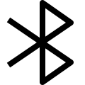 Bluetooth Connection Symbol (Solid) Free Open-Source SVG Icon