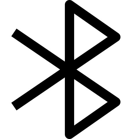 Bluetooth Connection Symbol (Solid) Free Open-Source SVG Icon (Teenyicons)