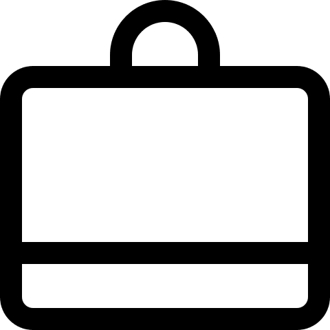 Outline Briefcase Free Open-Source SVG Icon (Teenyicons)