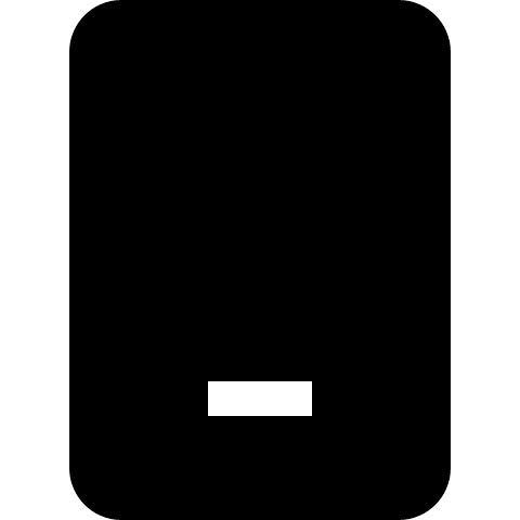 Mobile Device (Solid) Free Open-Source SVG Icon (Teenyicons)