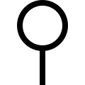 Alternative Pin Location Marker (Outline) Free Open-Source SVG Icon