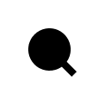 Small Solid Search Symbol (Teenyicons) Free Open-Source SVG Icon