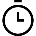 Stopwatch Timer (Outline) Free Open-Source SVG Icon