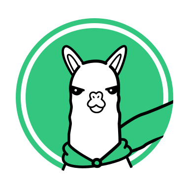 Alpaca Animal Free Open-Source SVG Icon (Token Icons Branded)