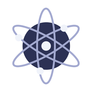 Atom Symbol Free Open-Source SVG Icon (Token Icons Branded)