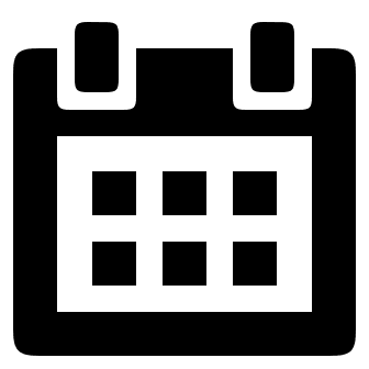 Calendar (TopCoat) Free Open-Source SVG Icon (TopCoat Icons)