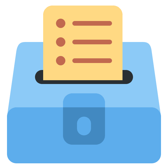 Ballot Box with Ballot (Twitter Emoji) Free Open-Source SVG Icon (Twitter Emoji)