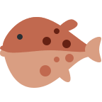 Blowfish Emoji Free Open-Source SVG Icon