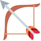 Bow and Arrow Free Open-Source SVG Icon