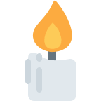 Candle Emoji Free Open-Source SVG Icon