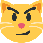 Cat With Wry Smile Free Open-Source SVG Icon