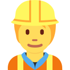 Construction Worker Character Free Open-Source SVG Icon