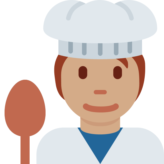 Medium Skin Tone Cook (Twitter Emoji) Free Open-Source SVG Icon (Twitter Emoji)