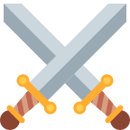 Crossed Swords Symbol Free Open-Source SVG Icon