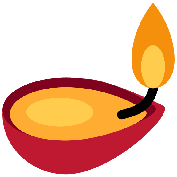 Diya Lamp Free Open-Source SVG Icon (Twitter Emoji)