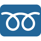 Double Curly Loop Free Open-Source SVG Icon