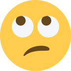 Rolling Eyes Emoji Free Open-Source SVG Icon