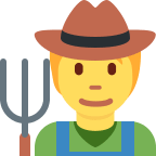 Farmer Character Free Open-Source SVG Icon