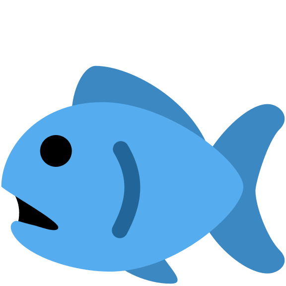 Fish Emoji Free Open-Source SVG Icon (Twitter Emoji)