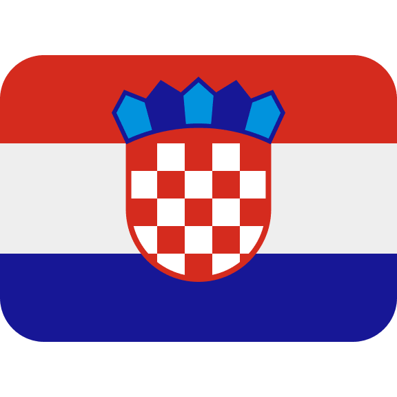 Croatian National Flag Free Open-Source SVG Icon (Twitter Emoji)