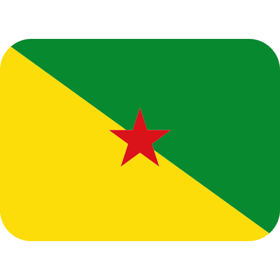 French Guiana Flag Free Open-Source SVG Icon (Twitter Emoji)