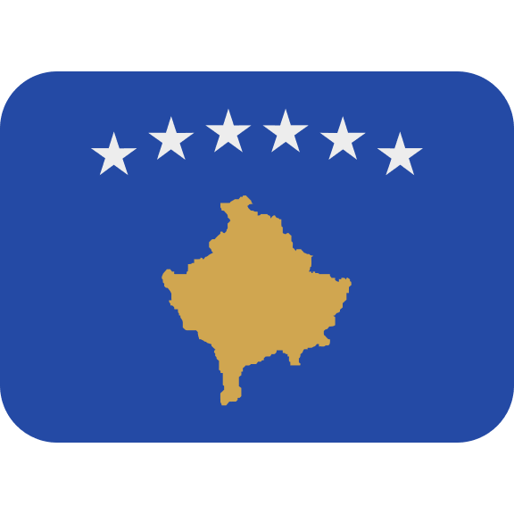 Kosovo National Flag Free Open-Source SVG Icon (Twitter Emoji)