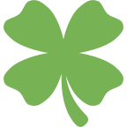 Four Leaf Clover Symbol Free Open-Source SVG Icon