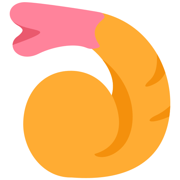 Fried Shrimp Dish Free Open-Source SVG Icon (Twitter Emoji)