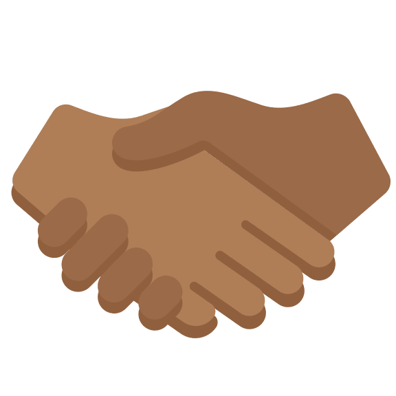 Medium Dark Skin Tone Handshake Free Open-Source SVG Icon (Twitter Emoji)