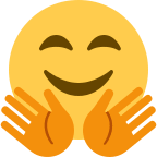 Hugging Face Emoji Free Open-Source SVG Icon