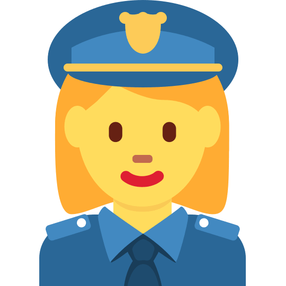 Woman Police Officer Free Open-Source SVG Icon (Twitter Emoji)