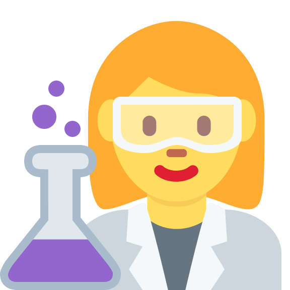 Woman Scientist Free Open-Source SVG Icon (Twitter Emoji)