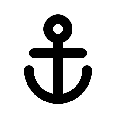 Anchor Symbol Free Open-Source SVG Icon (Typicons)