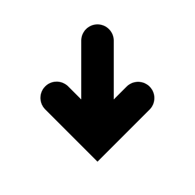 Thick Downward Arrow (Typicons) Free Open-Source SVG Icon (Typicons)