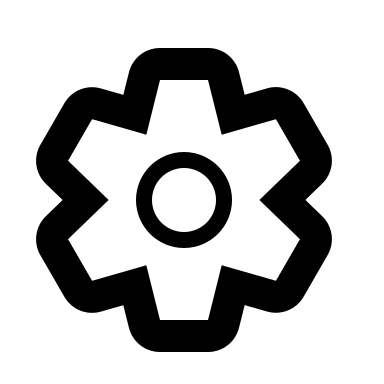 Outline Gear Cog Free Open-Source SVG Icon (Typicons)