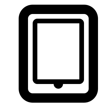 Tablet Device Free Open-Source SVG Icon (Typicons)