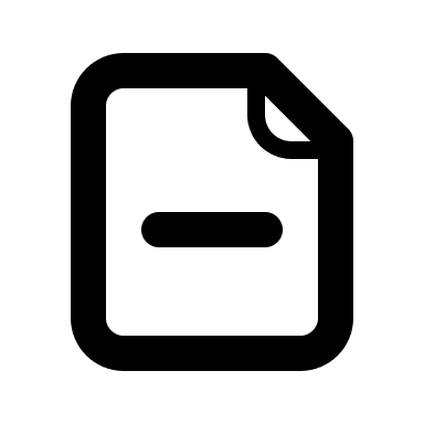 Document Delete Action Free Open-Source SVG Icon (Typicons)