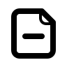 Document Delete Action Free Open-Source SVG Icon