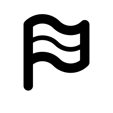 Outline Flag Symbol (Outline) Free Open-Source SVG Icon (Typicons)