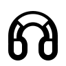 Headphones (Typicons) Free Open-Source SVG Icon