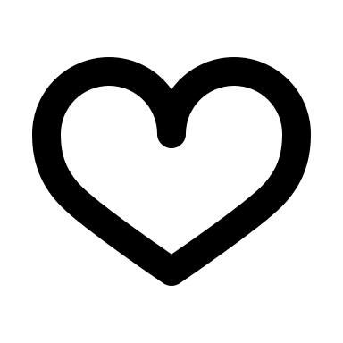 Heart Outline Design (Typicons) Free Open-Source SVG Icon (Typicons)