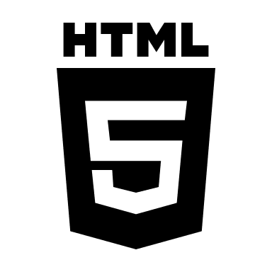 HTML5 Markup Language Free Open-Source SVG Icon (Typicons)