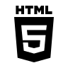 HTML5 Markup Language Free Open-Source SVG Icon