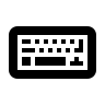 Keyboard Input Device Free Open-Source SVG Icon